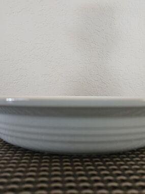 Le Creuset "PISTACHO" (Pale Blue) Pie Dish.